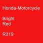 Preview: Honda-Motorcycle, Bright Red, R319.